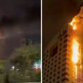 VIDEO No&cacute; napada na Zaljev: Neboder u Kuvajtu u plamenu