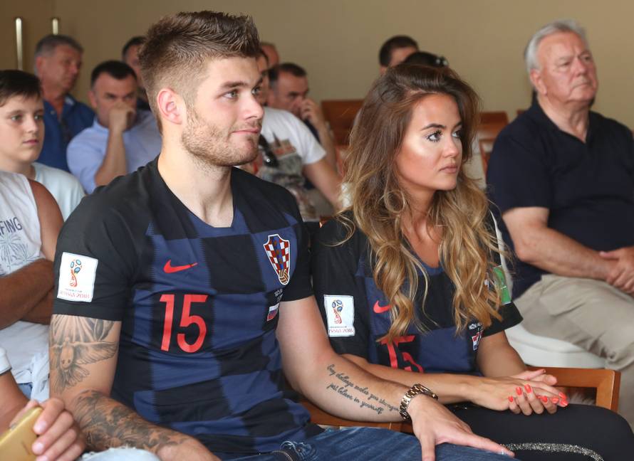 Duje došao na prijem u pratnji svoje vatrene djevojke Adriane