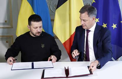 Ukrajinski predsjednik potpisao sigurnosni sporazum s Belgijom