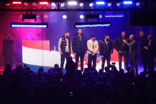 Rijeka: Doček za brončane rukometaše Tina Lučina, Verona Načinovića, Filipa Glavaša, Dinu Slavića