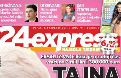 Novi 24sataExpress:  Koja je to mračna tajna Jadranke Kosor?