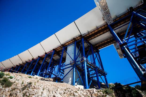 Radovi na Pelješkom mostu napreduju punom parom