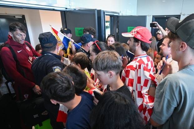 Velika Gorica: Doček hrvatske nogometne reprezentacije