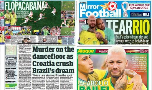 'Vatreni' zauzeli naslovnice stranih medija: Flopacabana; Ubojstvo na plesnom podiju