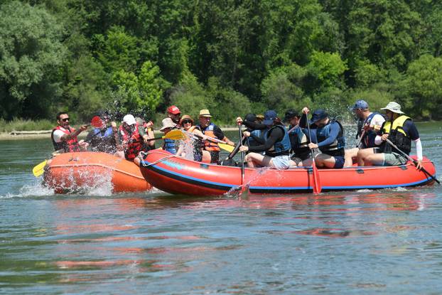 Rafting Hrvatskom Amazonom - Drava 2025. od legradskog ušća Mure u Dravu do Ješkova
