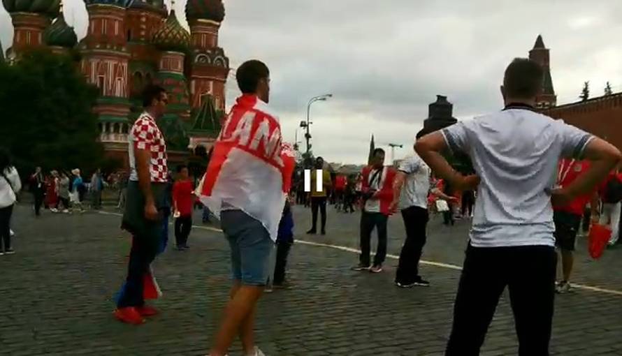 'Crven-bijeli' trg u Moskvi: Za Hrvate navijao i Steven Seagal