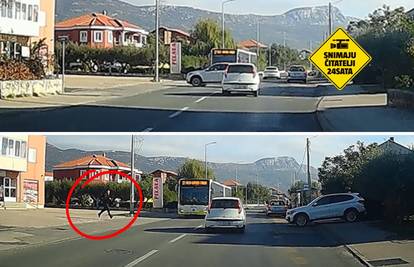 DRAMATIČNA SNIMKA Majstore, a ručna?! Auto sam krenuo  na cestu. Bus je stao u zadnji čas