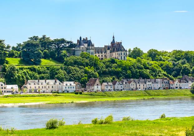 Chaumont-sur-Loire castle in Loire valley, France
