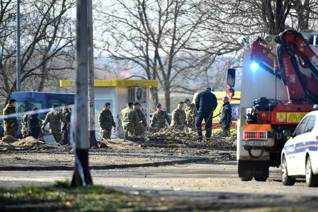 Zagreb: Počele pripreme za izvlačenje bespilotne letjelice