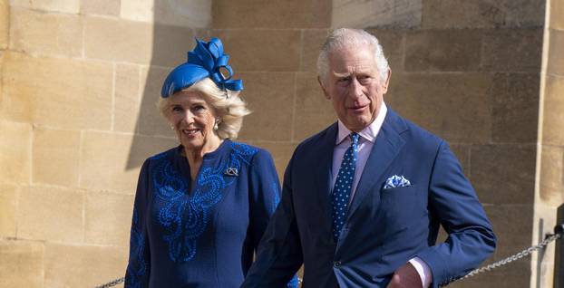 Royal Family at St George's Chapel