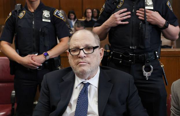 Former Hollywood film producer Harvey Weinstein appears in Manhattan Supreme Court for the retrial of his rape case, in New York City