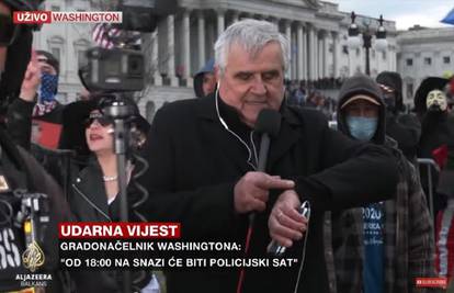 Prosvjednici okružili reportera Ivicu Puljića u Washingtonu, a svi pričaju o njegovoj reakciji