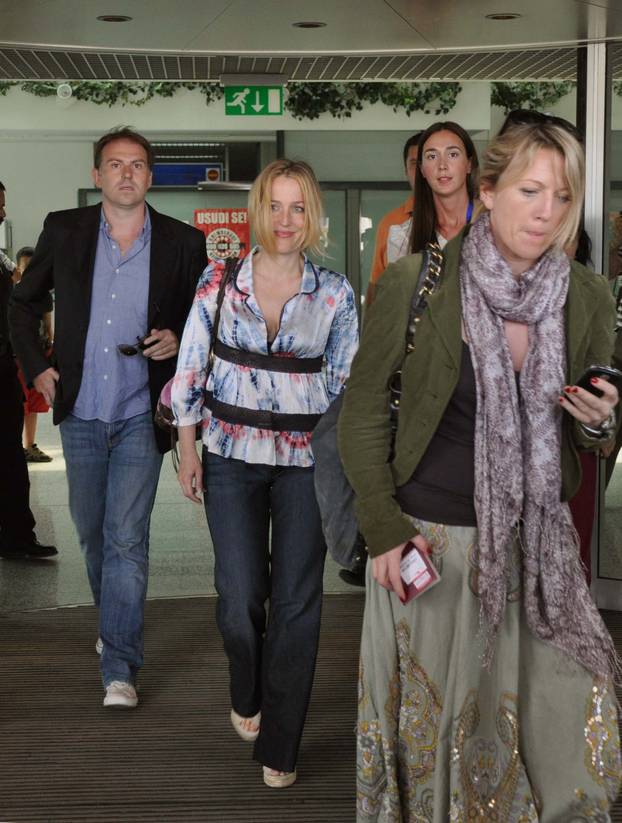 ARHIVA 2009. - Sarajevo: Glumica Gillian Anderson i glumac Mickey Rourke stigli u grad