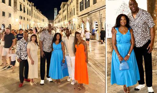 Baš mu se sviđa! Magic Johnson opet došao u Dubrovnik: 'Tu se snimala serija Igra prijestolja'