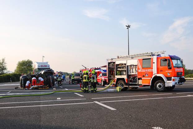 Zagreb: U blizini naplatne postaje Sveta Helena održana je vježba "Sigurnost 25"