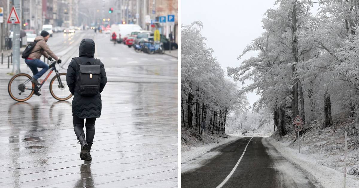 In Dalmatia, strong showers with thunderstorms, in the highlands of the snow