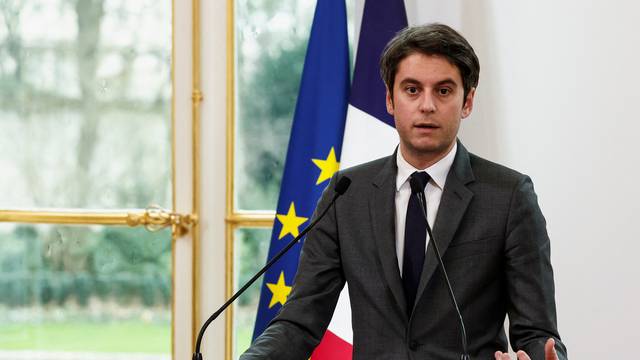 French PM Attal unveils new measures to address grievances of farmers, in Paris