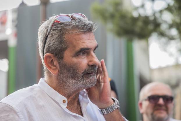 Split: Otkrivanje murala Blaža Sliškovića Bake na Splitskom Mertojaku