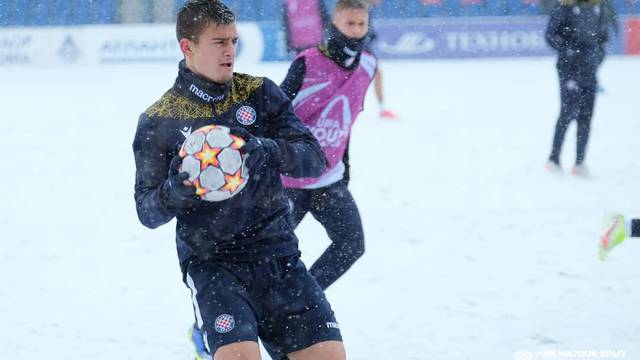 Hajdukovci u Minsku po 3. kolo Lige prvaka: Trenirali čak i na aerodromu, a onda po snijegu