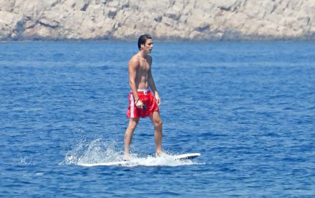 ARHIVA - 2023. David Beckham uživa u moru kod Lopuda