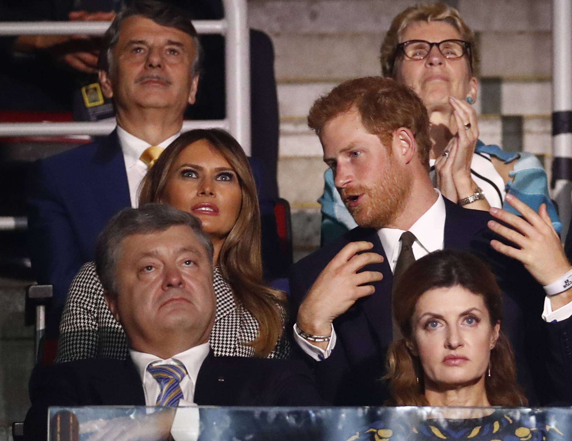 Dignitaries attend the opening ceremony for the Invictus Games in Toronto
