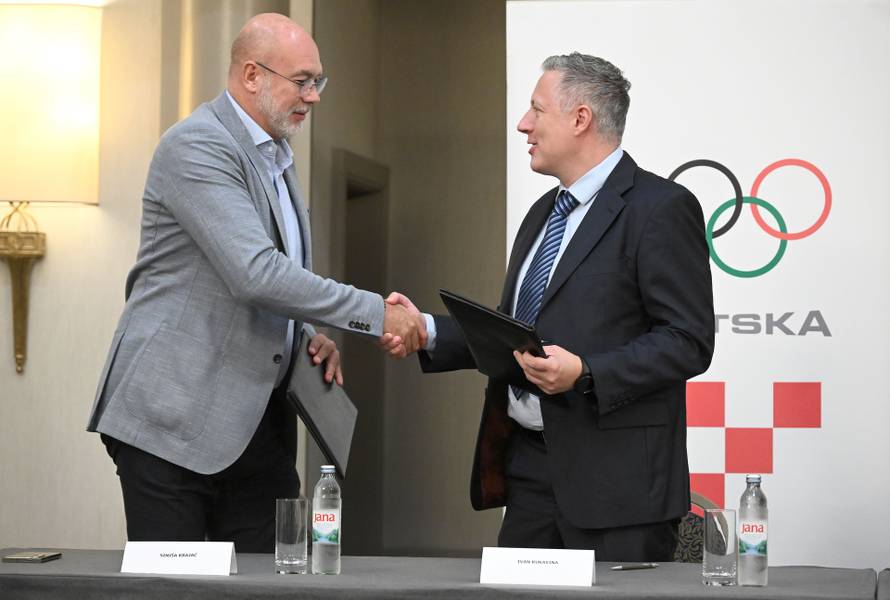 Zagreb: Hrvatski olimpijski odbor i tvrtka Uniline potpisali ugovor o nastavku partnerske suradnje
