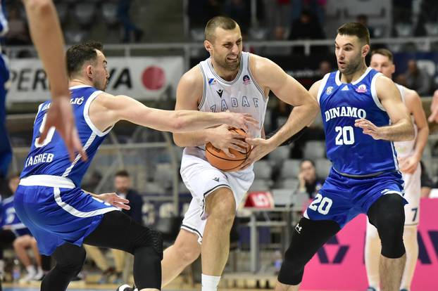 Zadar: Utakmica košarkaškog prvenstva Hrvatske Dinamo - Zadar