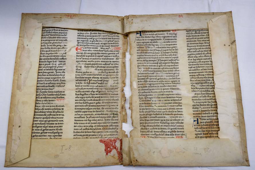 Zadar: Pronađena najstarija inkunabula u Hrvatskoj