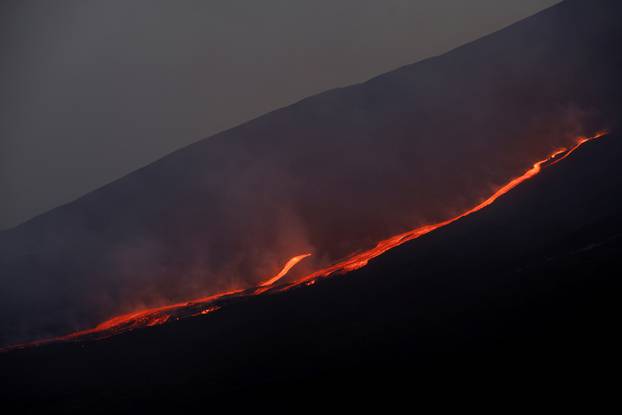 FILE PHOTO: Mount Etna erupts