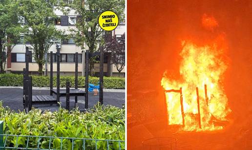 Gorio tobogan u parku za djecu u Zagrebu: 'To nam je pored prozora, kome smeta igralište?'