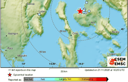 U Rijeci potres 2.0 po Richteru