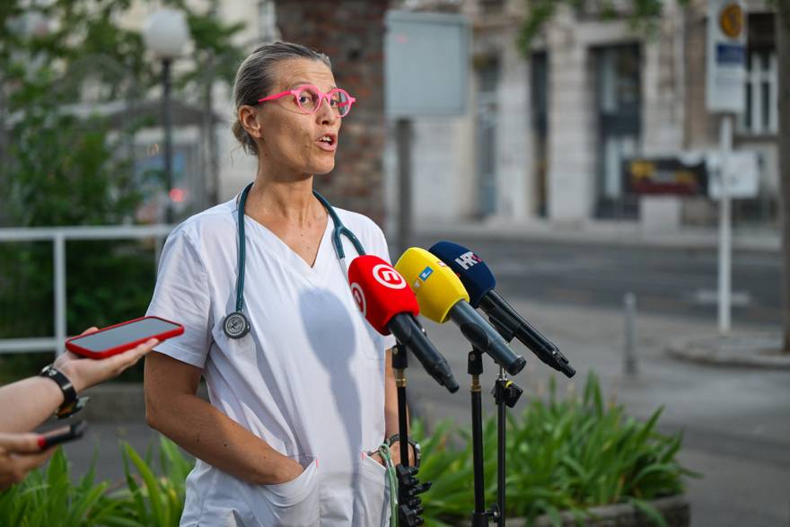zjava za medije dr. Tihane Magdi&cacute; Turkovi&cacute; o stanju pacijenata zaprimljenih nakon po&zcaron;ara kod Omi&scaron;a