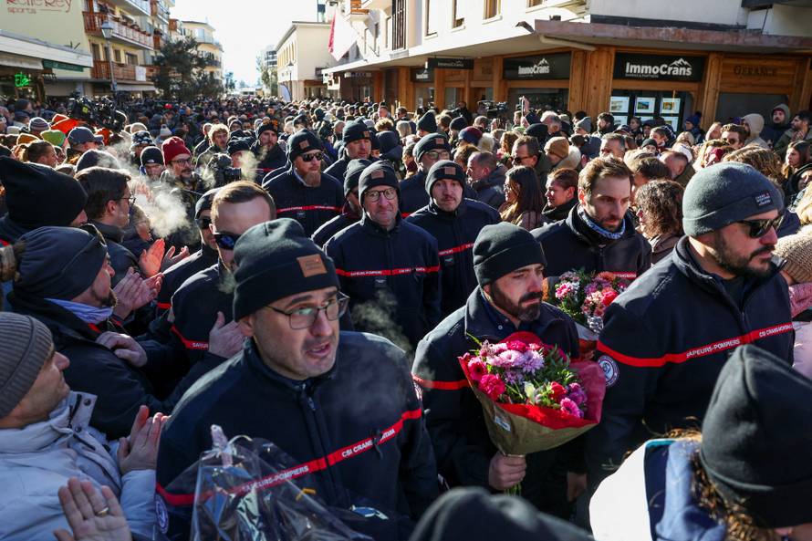 Aftermath of New Year's Eve party fire and explosion at Crans-Montana's "Le Constellation" bar