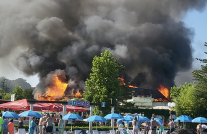 VIDEO Gori u termalnom parku uz hrvatsku granicu. Vatrogasci na terenu: Eksplozija u kuhinji?