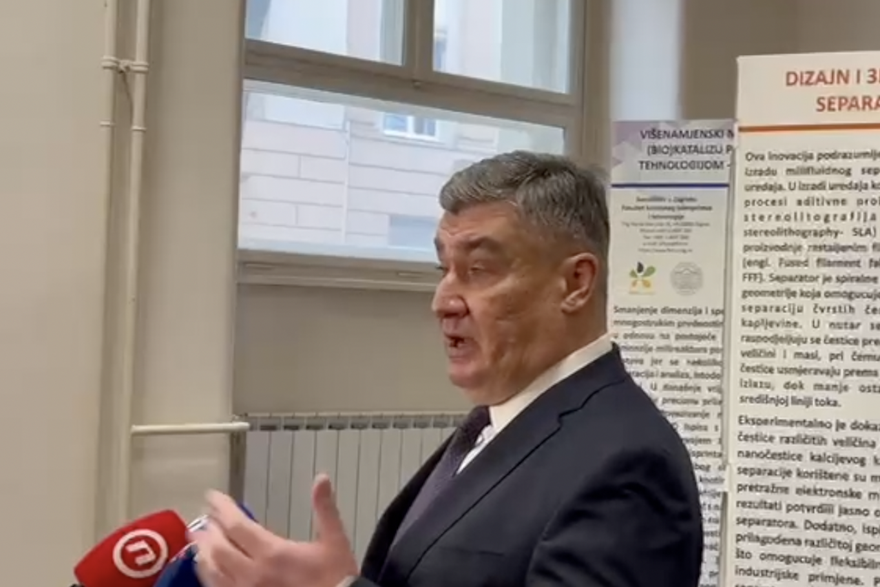 Zoran Milanovi&cacute; u posjetu Fakultetu kemijskog in&zcaron;enjerstva i tehnologije