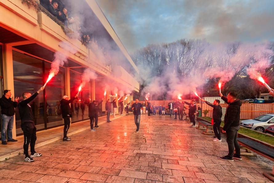 Dubrovnik: Svečani doček Marka Kuraje, brončanog reprezentativca hrvatske futsal reprezentacije