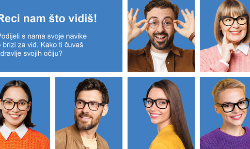Koliko znamo o zdravlju svog vida? Ispuni upitnik i ostvari super popust!