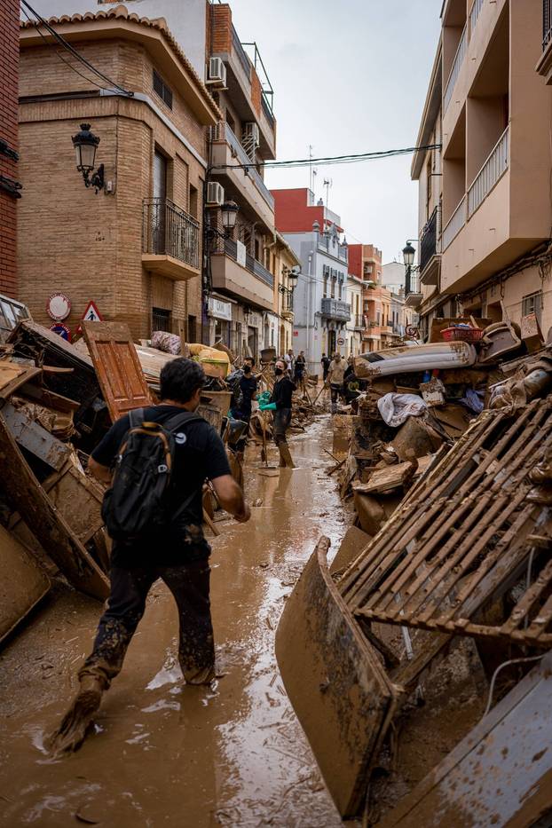 Aftermath of flash floods in Valencia, Spain - 03 Nov 2024