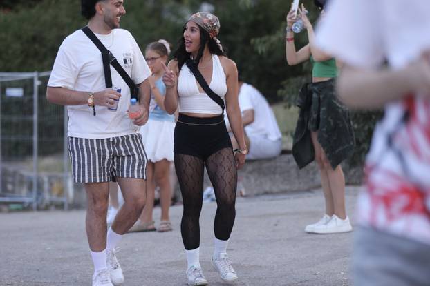 Split: Dolazak partijanera na drugu večer Ultra Europe festivala 2025.