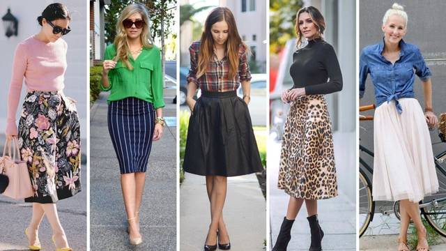 20 proljetnih kombinacija sa suknjama za žene starije od 40