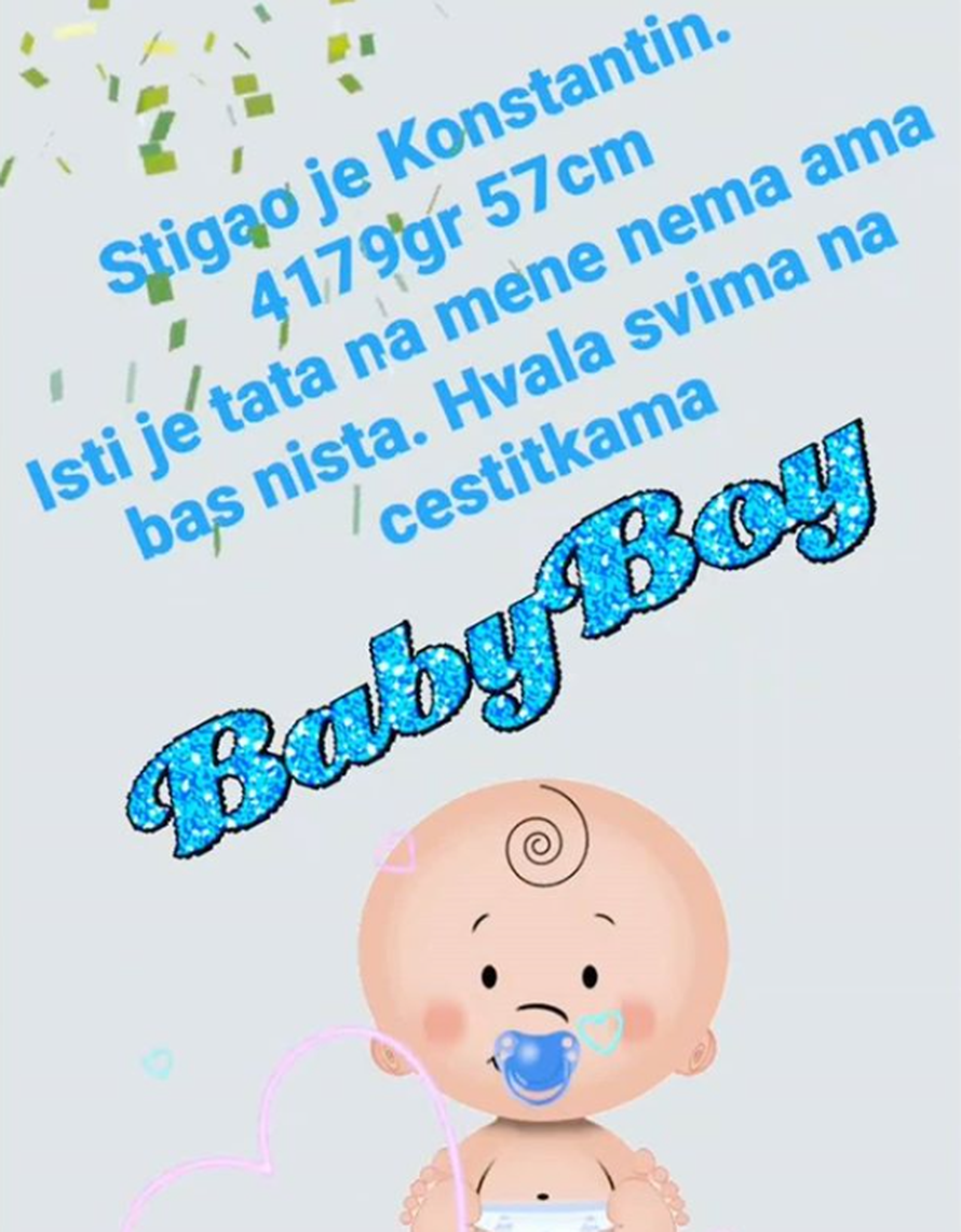 BB Mirjana raznježila prvom fotkom sina: 'Maleni princ'