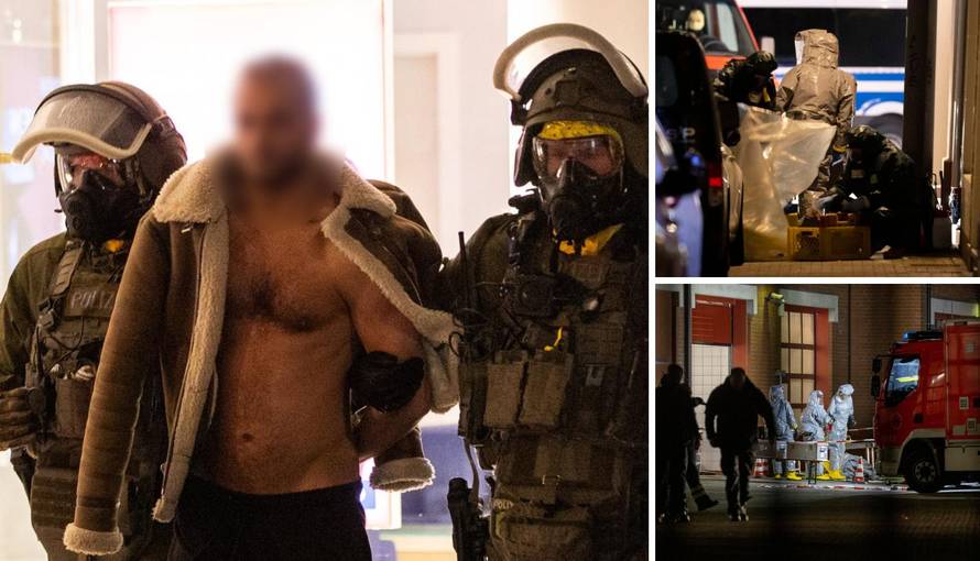 FOTO Velika akcija njemačke policije: Uhitili Iranca koji je planirao kemijski napad ricinom