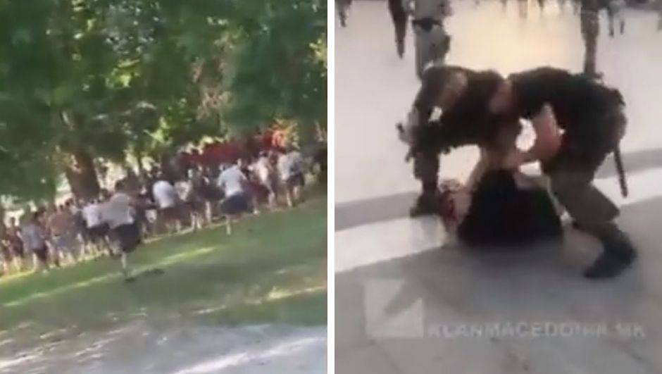 Šokantne snimke: Makedonska policija privela je 200 Poljaka