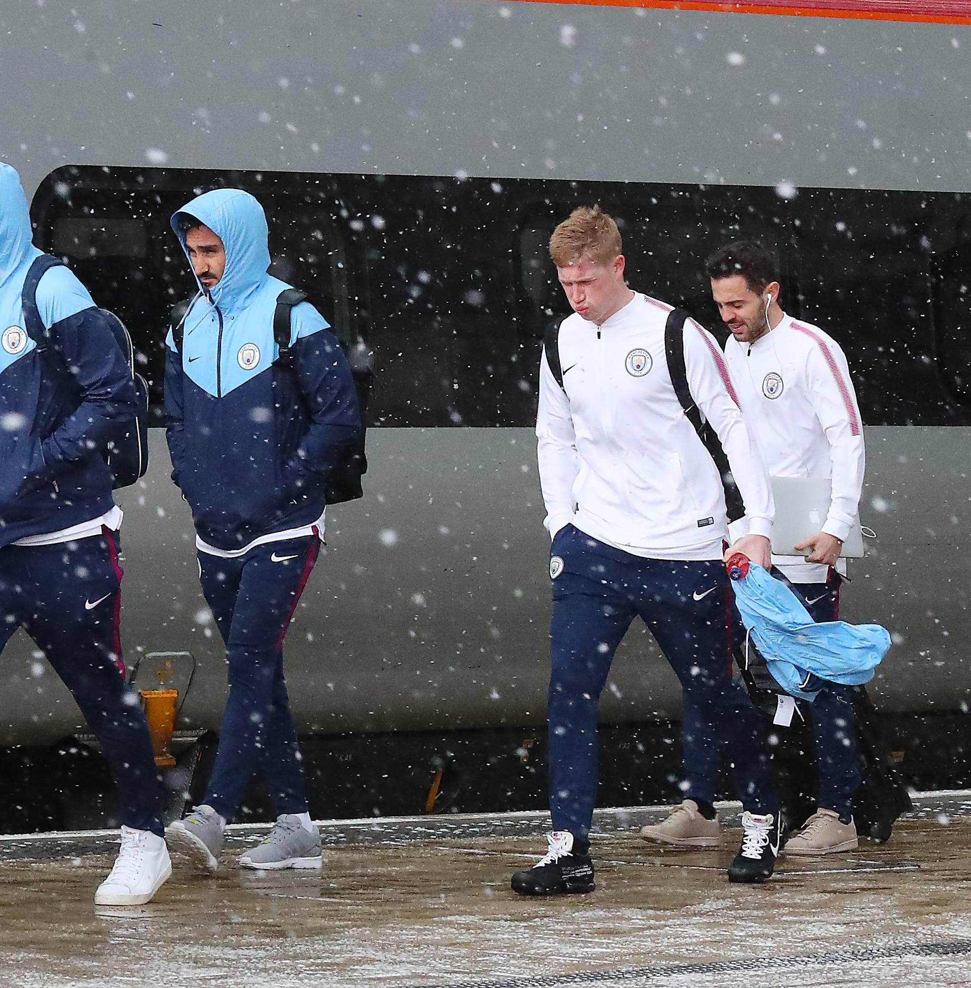 Manchester City Team Sighting - Manchester