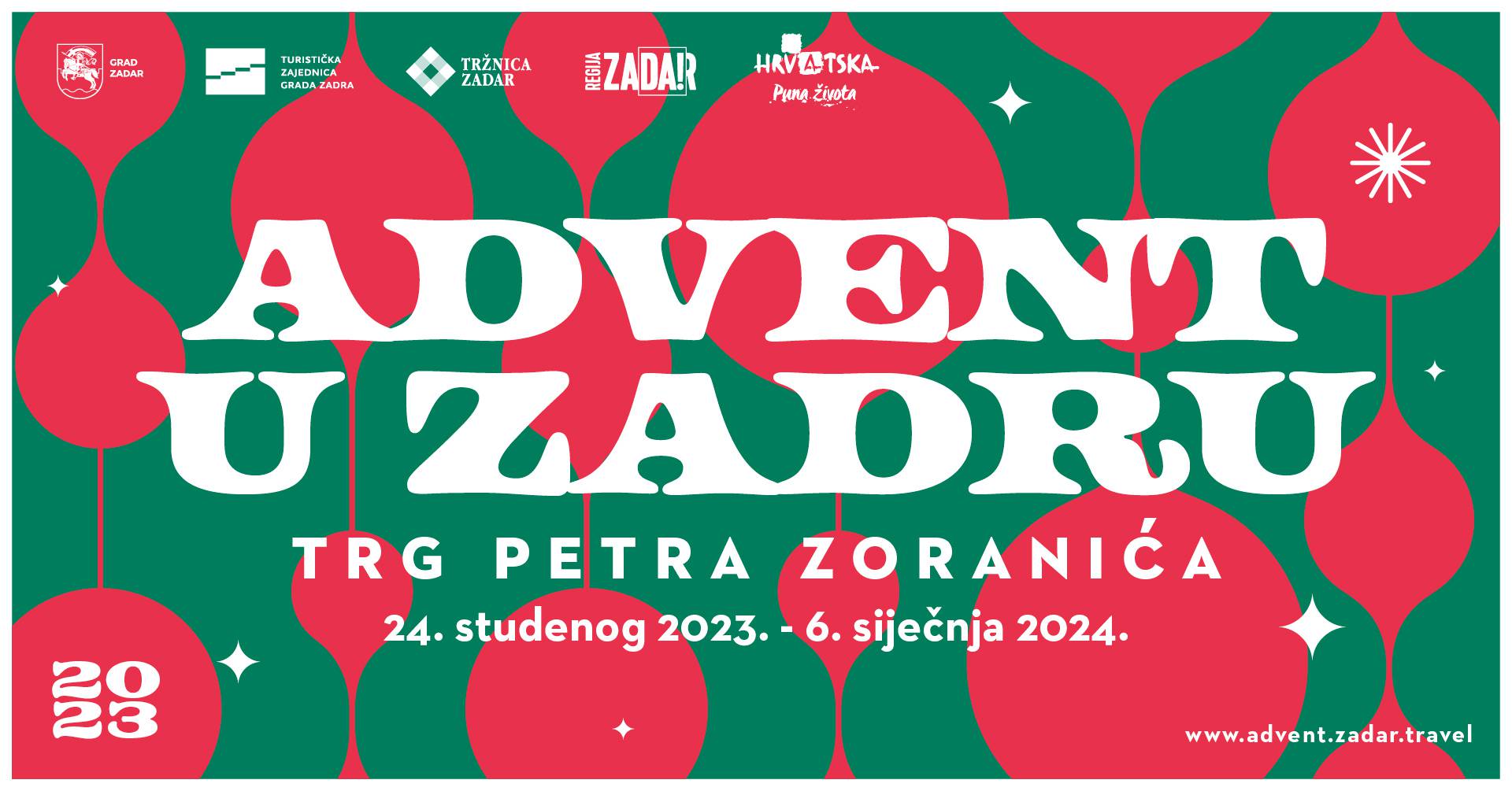 Tradicionalna manifestacija Advent u Zadru počinje 24. studenoga za Dan grada Zadra