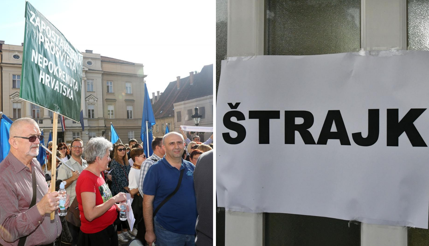 Sindikati: Sutra i u ponedjeljak štrajk se nastavlja u 2 županije