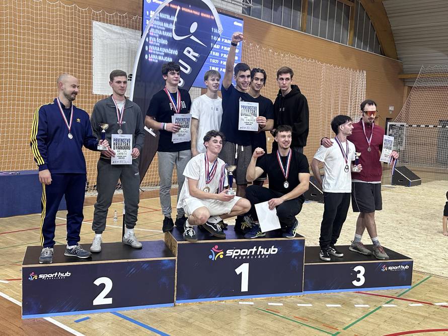 Sjajna dominacija: Najbolji hrvatski parkour sportaši osvojili su zlato u Nedelišću