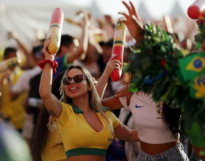 FIFA World Cup Qatar 2022 - Fans in Brazil watch Brazil v Serbia