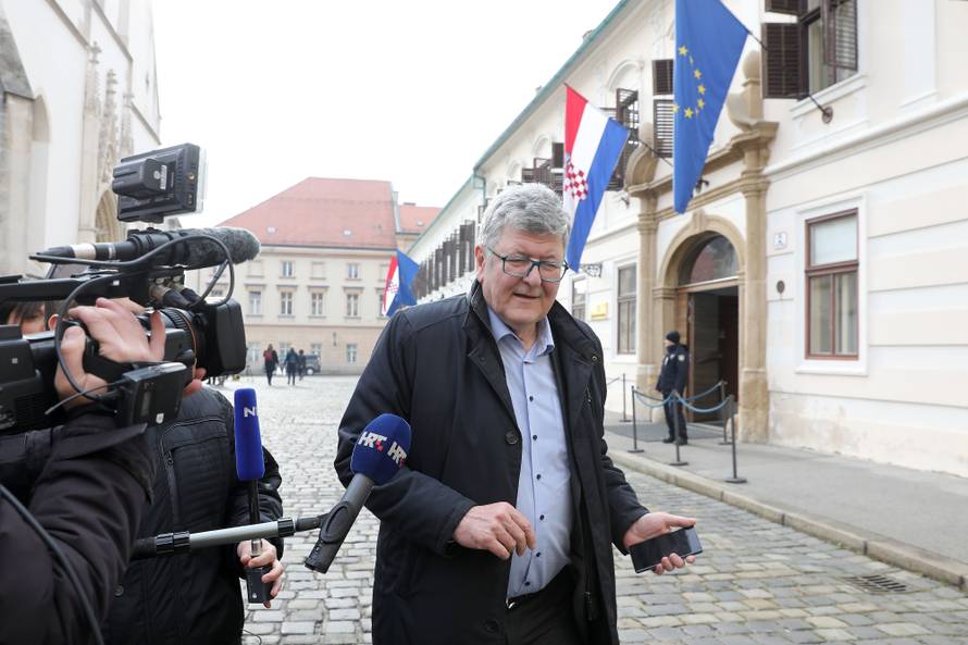 Zagreb: Ante Ćorušić na sastanku u Banskim dvorima