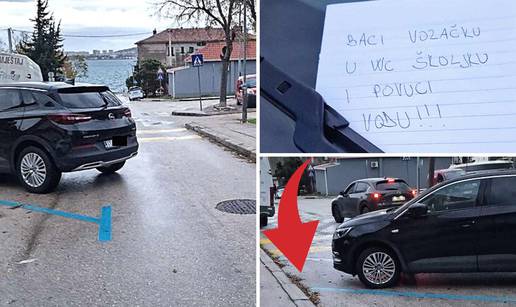 ANKETA Zbog parkinga dobio  brutalnu poruku. Je li zaslužio?